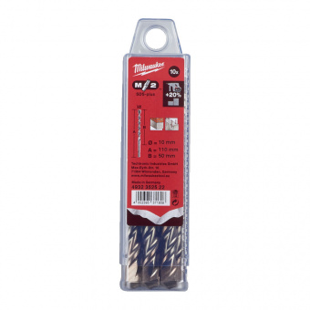 MILWAUKEE Бур SDS-PLUS M2 , Ø12,0х260х200мм, (10шт) | 4932399344