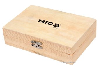 YATO Набір свердл-фрез по дереву YATO : Ø= 15-35 мм, зі шпинделями Ø= 8, 10 мм, у футлярі, 5 шт.  | 
