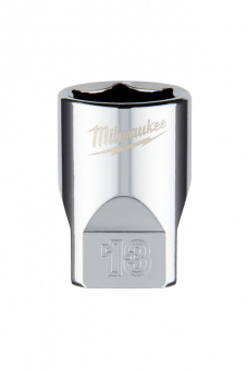 MILWAUKEE Головка хромована метрична 1/4'', 13мм | 4932478321