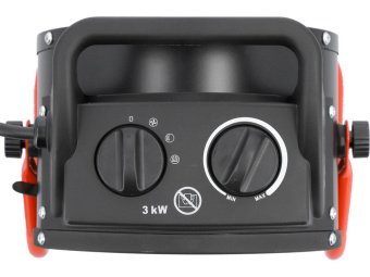 Нагрівач мережевий YATO : 230В, 3кВт обігрів S≤ 30 м² реж- 30/2000/3000 Вт