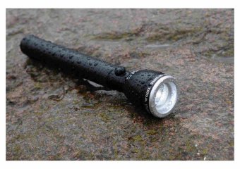 YATO Ліхтар діодний 3Вт на батарейки 2xR14 (2xC) і 3 режими світла; 228х47 мм, водонепроникний, чохо