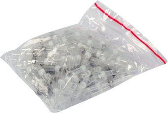 YATO Кембрики термоусадні при t≤ 105°C з припоєм YATO, прозорі для провідників 0.25-0.34 мм², 100шт 