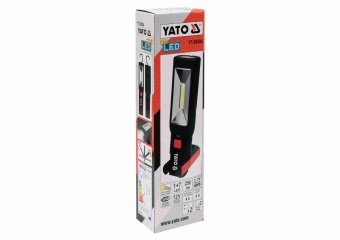 YATO Ліхтар переносний світлодіодний акумул. 3,7 В YATO з режимами 1+7, Ф= 250 lm  | YT-08504