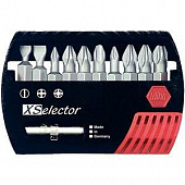 Wiha W26982 Набор бит в пластмассовой коробке с универсальным магнитным держателем форма Е 6,3