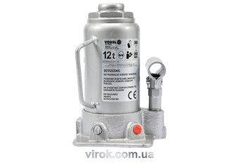VOREL Домкрат гідравлічний cтовбцевий ; F= 12 т, роб. висота- 200- 380 мм  | 80062