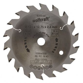 Wolfcraft полотно дисковой пилы Ø 140 x 20 x 2,4 // 6359000