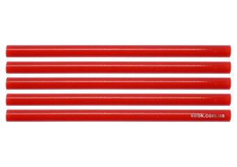 YATO Стержні клейові YATO Ø=11,2 х 200 мм, червоні .уп. 5 шт.  | YT-82434