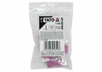 Форсунки піскоструйні до камери YT-55840 YATO : сопла Ø= 4, 5, 6, 7 мм, 4 шт. [20]