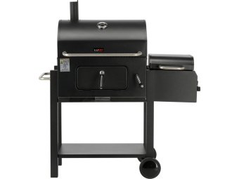 Барбекю вугільний з коптильнею LUND, решітка- 54,5x23,5 см, розмір - 112x62x121 см [1]