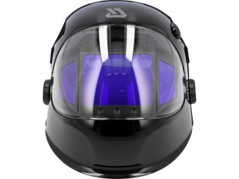 Маска електрозварювальника YATO TRUE COLOR з автозатемнюв фільтром 117х 156х 9,4мм, вічко- 108х82 мм