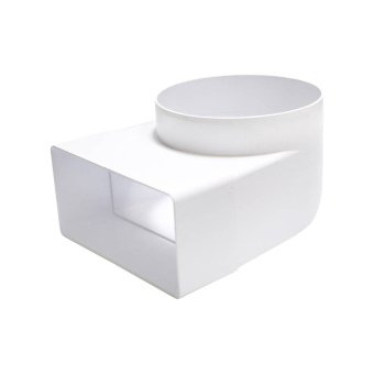 Коліно 90° для плоских і круглих каналів, 55х110 мм/d 100 мм Air | 61-630