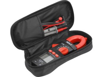 Мультиметр-кліщі TRUE RMS електр. параметрів YATO, діапаз AC- 0-600 А, 0-600 V AC/DC, відображ- 3999