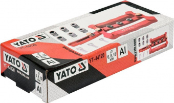 YATO Пристрій для кілкових сполучень YATO з діаметрами 6, 8, 10 мм, ширина 17- 50 мм  | YT-44120