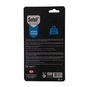 Герметик для душових SELSIL полімерний. прозорий, тюбик V= 50 мл. [12]