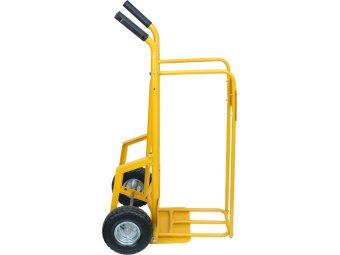 Візок для дров VOREL з 2 пневматич. колесами Ø= 25 см, для максим. навантаження 200 кг, 120х67х70 см