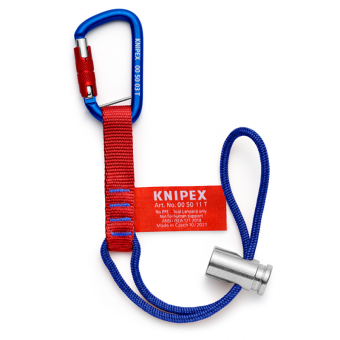 KNIPEX Петлевий адаптер для фіксації інструменту з карабіном, 00 50 13 T BK