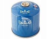 VIROK Балон газовий 1-разовий ENERGAS з різьбою (7/16) 500g/870ml. для плит/кемпінгу (EN417) BUTAN  