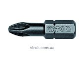 YATO Насадка викруткова YATO : "Pozidriv" PZ2 x 25 мм. HEX 1/4". 50 (Уп/Шт.)  | YT-7811