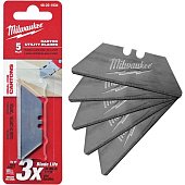 MILWAUKEE Леза змінні трапецієподібні для різання картону , (5шт) | 48221934