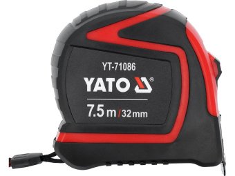 Рулетка вимірювальна YATO : L= 7,5 м x 32 мм,  [6/36]