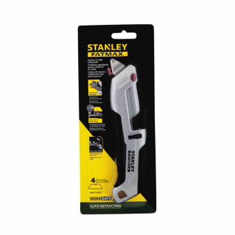 STANLEY Нож "Tri-Slide Premium" безопасный с лезвиями для отделочных работ