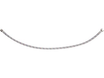 Шланг водопровідний з опліткою з нерж сталі FALA l= 800 мм, Ø= 8/12, з'єднання F-1/2" х M-3/8" 1 МПа