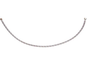 Шланг водопровідний з опліткою з нерж сталі FALA l= 1000мм, Ø= 8/12, з'єднання F-1/2" х M-3/8" 1 МПа