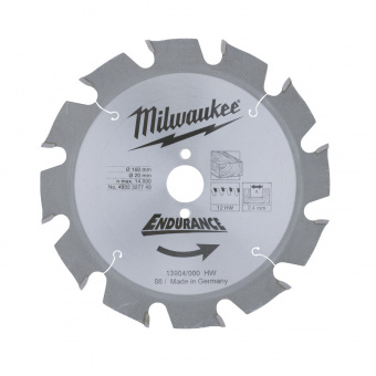 Milwaukee Диск пильный 184х1,8х30 мм; Z 48; универсальный. // 4932352328
