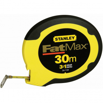 STANLEY 0-34-134 Рулетка 30м х 10мм FatMax стальная лента на блистере