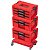 QBRICK SYSTEM Набір ящиків PRO RED DRAWER WORKSHOP SET 6, 2.0 RED ULTRA HD CUSTOM  мобільна шафа (52