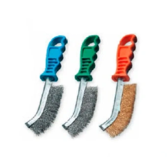 Щетка ручная универсальная 260х135х28 мм, Нерж. гофрированная проволока 0.35 мм LESSMANN