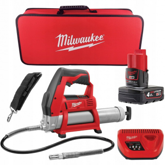 MILWAUKEE Шприц для смазки M12 GG-401B (Li-Ion4Ач) 4933441675 | 4933441675