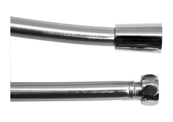 FALA Шланг для душа Ø= 14 мм, ПВХ гладкий, срібний, G 1/2, l= 2 м  | 75655