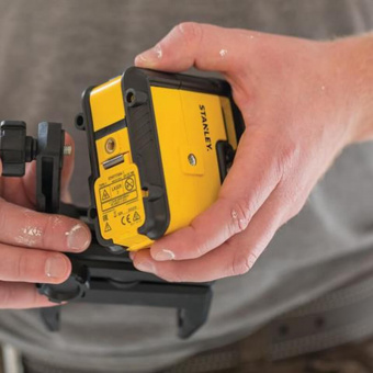 STANLEY STHT77594-1 Лазерный построитель плоскостей 360-градусный Cross Line Laser Level с зеленым л