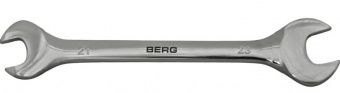 48-114 Ключ ріжковий двосторонній Cr-V 21х23 мм | Berg