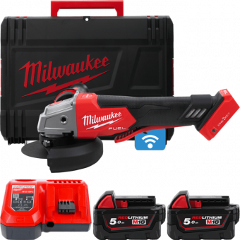 MILWAUKEE Углошлифовальная машина 125 мм M18 ONEFSAG 125XPDB-502X FUEL 4933478435 | 4933478435