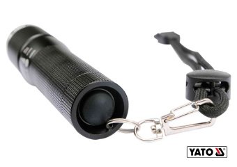 YATO Ліхтар діодний кишеньковий 3 Вт від батарейки 1хАА і 3 режими світла; 100х 25 мм, вододонепрони