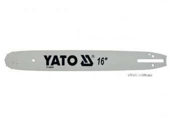 YATO Шина напрямна ланцюгової пили YATO l= 16"/ 40 см (56 ланок) для ланцюгів YT-84953, YT-84960  | 