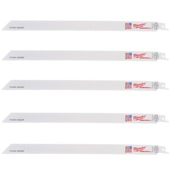 MILWAUKEE Полотно для шабельних пил THIN KERF, 300х2,5/1,8мм, (5шт), (універсальні)