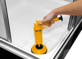 VOREL Помпа пневматична, ручна для прочистки каналізаційних труб Ø= 63, 135 мм  | 55500