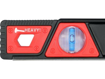 Рівень ударостійкий з магнітами YATO: L= 30 см. 2 капсули в алюмінієвому корпусі [40]