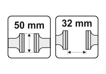 YATO Лещата ручні сталеві YATO : l= 165 мм, губки- 50 мм, розвід губок- 32 мм  | YT-65082