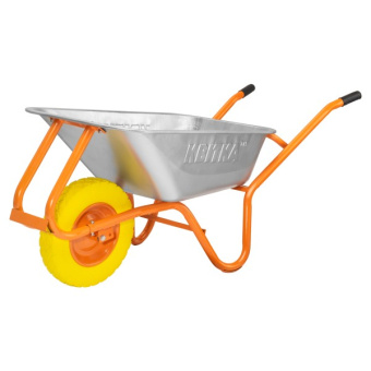 Тачка будівельна з посиленою рамою КВІТКА (90 л, 180 кг) (110-4004)