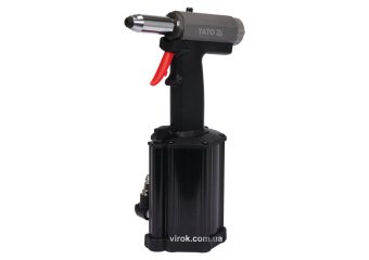 YATO Пневмозаклепочник YATO для нітів Ø= 4,0; 4,8; 5,0; 6,4 мм, 60 л/хв  | YT-36177