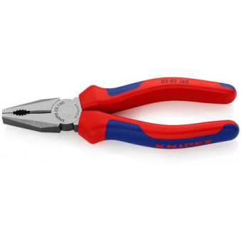 KNIPEX Плоскогубцы комбинированные 160 мм 03 02 160 | 03 02 160
