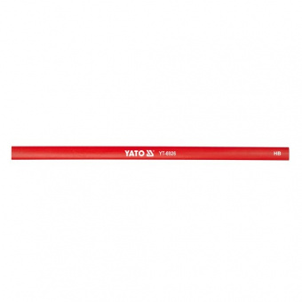YATO Олівець столярний YATO : L= 245 мм х 12 мм. червоний. 144 (Уп/Шт.)  | YT-6926