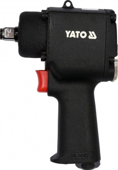YATO Гайковерт ударний пневматичний MINI YATO: квадрат 1/2", F=680 Nm, роб. тиск- 6,3Bar при 165л/хв