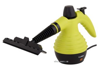 LUND Пароочисник мережевий : 1 кВт, ємність- 350 мл, макс. t= 110 °С, 10 насадок  | 67200