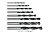 STHOR Набір свердл по дереву . Ø= 3,0 - 10,0 мм, 8 шт.  | 22380