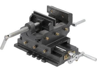 Лещата машинні вертикально-горизонтально напрямні YATO, губки b= 100 мм, розвід губ- 80 мм [1]